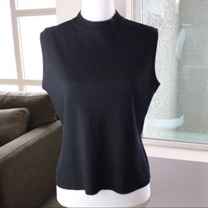 St. John Luxe Rib Knit Shell